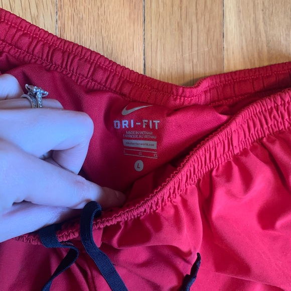 Red Nike Athletic Shorts - Picture 3 of 5